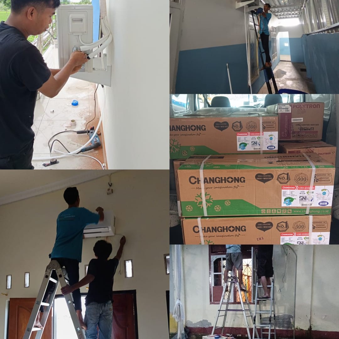 Installasi AC Gedung Mataram